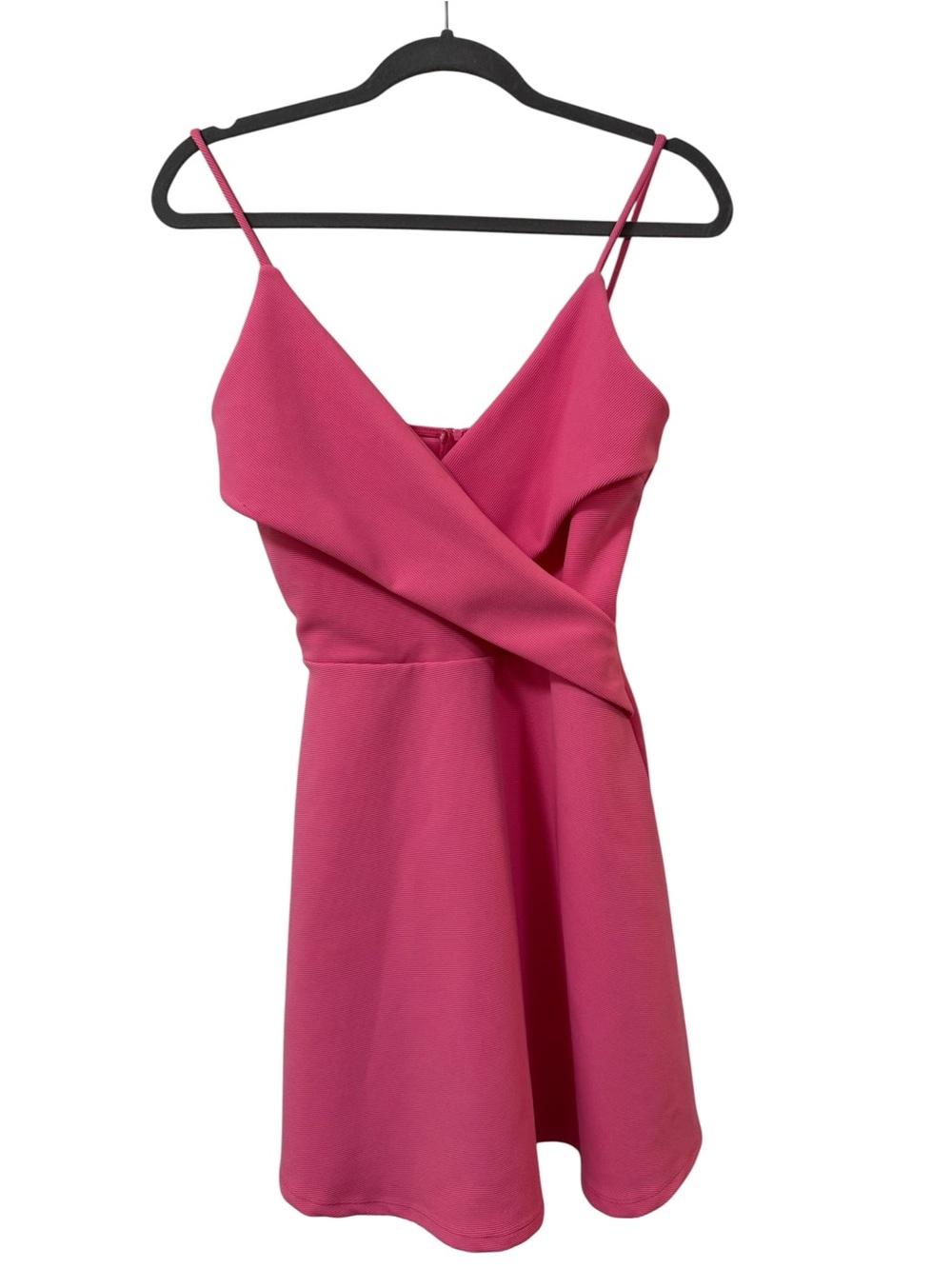 Charlotte Russe fit and flare skater dress pink MEDIUM mini Barbiecore